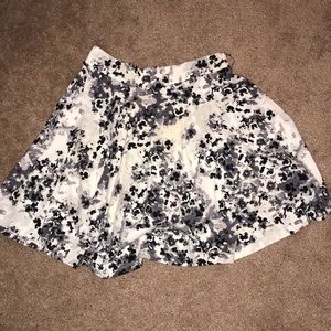 Black and white skirt